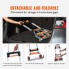 Folding Hand Truck, 309 Lbs Load Capacity, Aluminum Portable Cart, Convertible Hand Truck and Dolly with Telescoping Handle and PP+TPR Wheels, Ultra