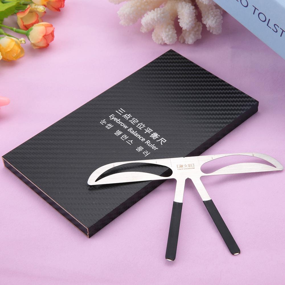 Tattoo Eyebrow Ruler Eyebrow Measure Balance Extension Ruler Shape Stencil 1#