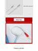 Electrician Pull Wire Threader with Roller Head for Concealed Wire Conduit