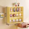 Wall Mounted Storage Box For Action Figures Transparent Display Rack Organizer for Blind Box Dustproof Ornaments Storage Box