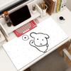 Cartoon Cute Gganadi Dog Mouse Pad Square Office Gaming Desk Mat Waterproof Nonslip Rubber Decorative