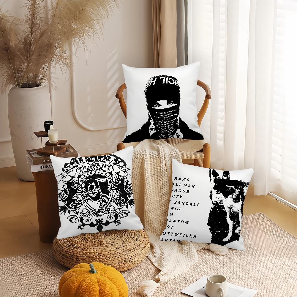 Rapper Esdeekid Rebel Pillow Case Home Cushion Cover Suitable For Office Sofa Car Suitable For All Seasons