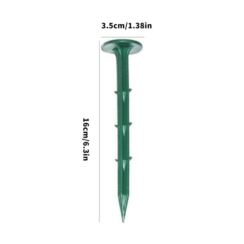 50Pcs Plastic Gardening Ground Garden Shed Grass Proof Cloth Ground for Holding Landscape Fabric Lawn Edging HX6C