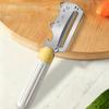 Multifunctional Vegetable Peeler,2-In-1 Fruit Potato Peeler With Bottle Opener,Metal Veggie Grater,Kitchen Peeling Cooking Tools