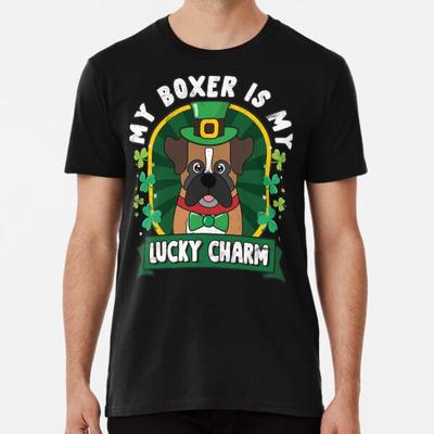 Boxer Is My Lucky Charm St Patricks Premium  S To 5XL Made In the AU/USA T-Shirt