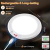 Rechargeable Ceiling Light 1Pack, 3 Color Motion Sensor Lights with Remote, Wireless Closet Light Battery Operated, Magnetic Dimmable LED Lights for S