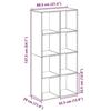 VidaXL Étagère séparatrice de pièce chêne sonoma 69,5x29x137,5 cm, étagère, étagère à livres, étagère de rangement, 858023