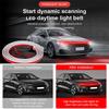 Daytime Running Lights LED Engine Hood Light Bar Kit High Brightness Flexible Hood Strip Waterproof for SUV Truck Accessories