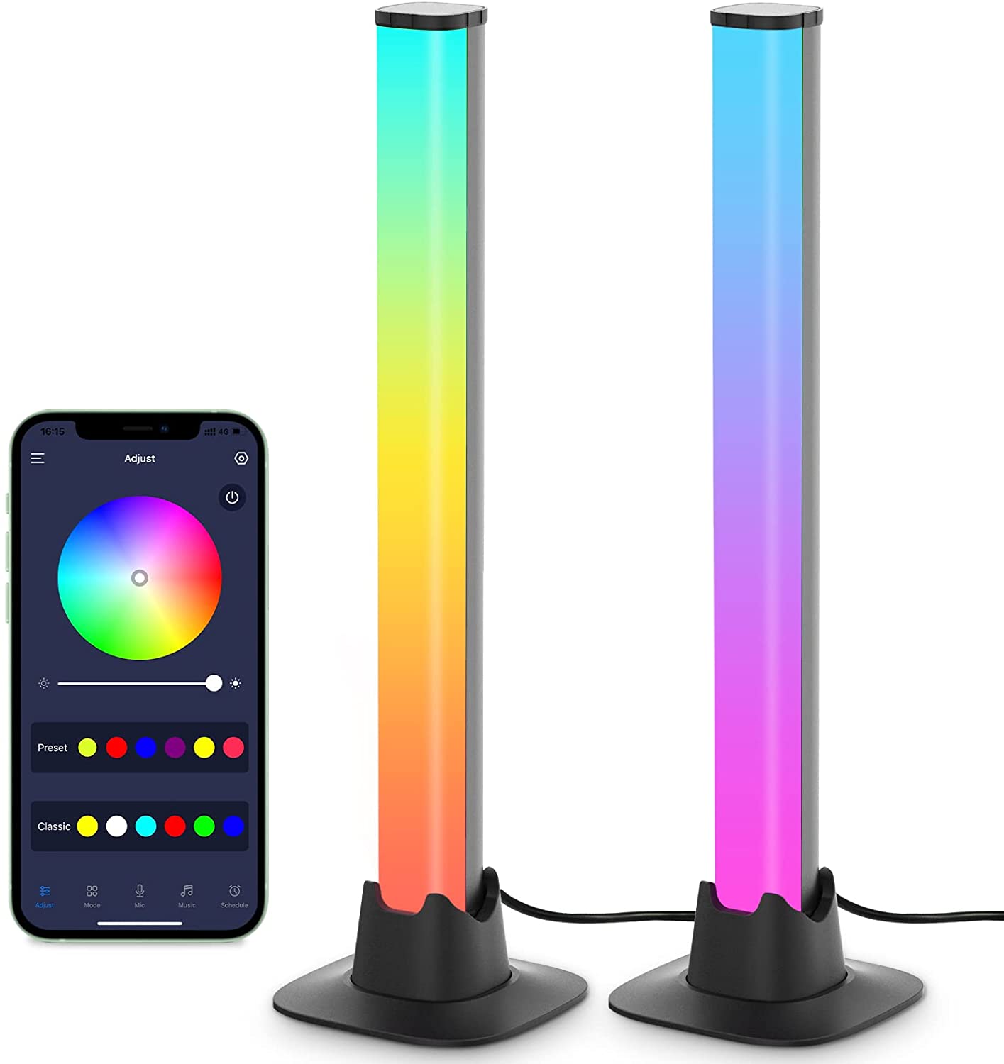 

Светодиодные панели VIP LINK RGB в индивидуальном пакете