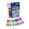 Crayola Finepoint Doodle 12 Fine 588312 Markers, Colors, Tip, Oil-Based Pens, (Authentic Product)
