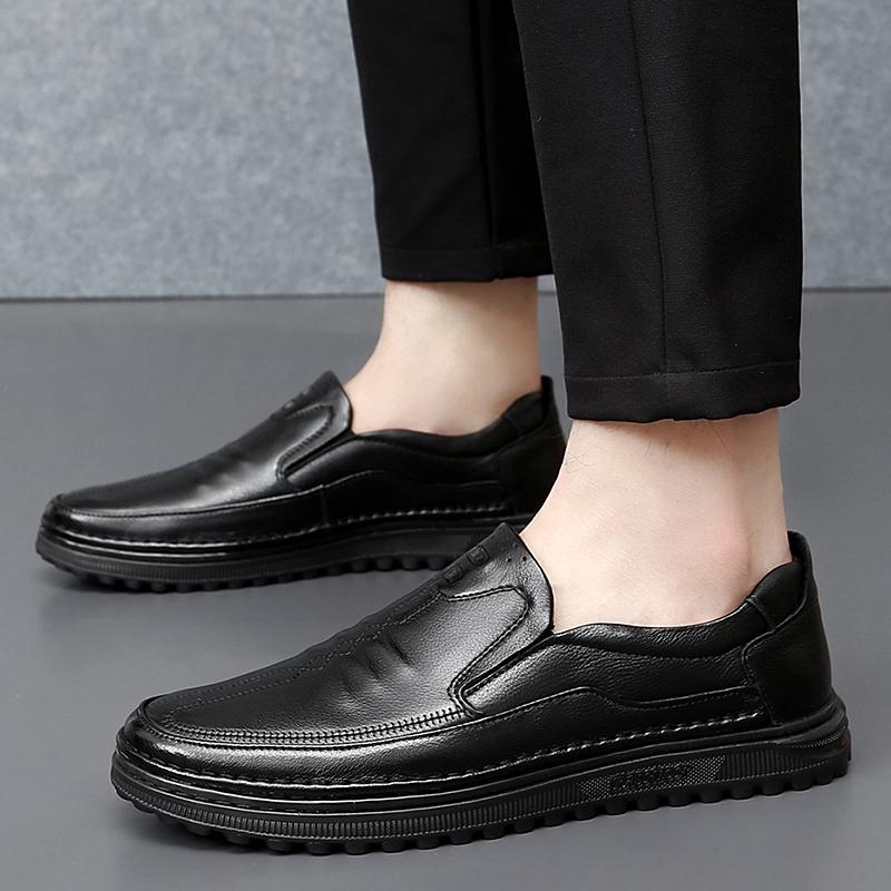 Men's Quality Formal Business Negotiation Dating Fashion Versatile Shoes Formal Party Wedding Comfortable Breathable Lefu Shoes