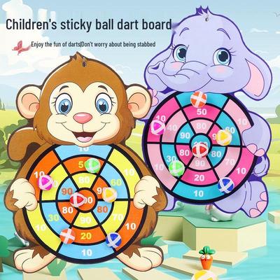 Cross-Border Sticky Ball Dartboard: Interactive Parent-Child Indoor/Outdoor Toy