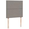 Vidaxl Letto Continentale Con Materasso, Taupe, Tessuto, 90X200 Cm
