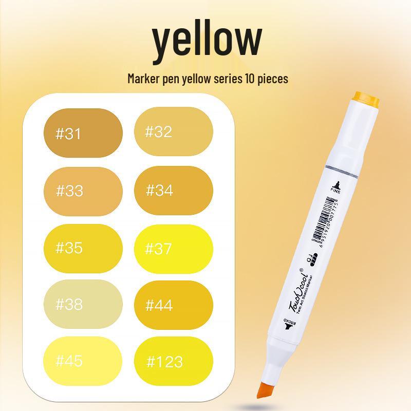Touch Anime Skin Tone Oily Marker Pen, No. 0 Black Cool Gray, Individual Purchase, Perfect for Student Touch-Ups