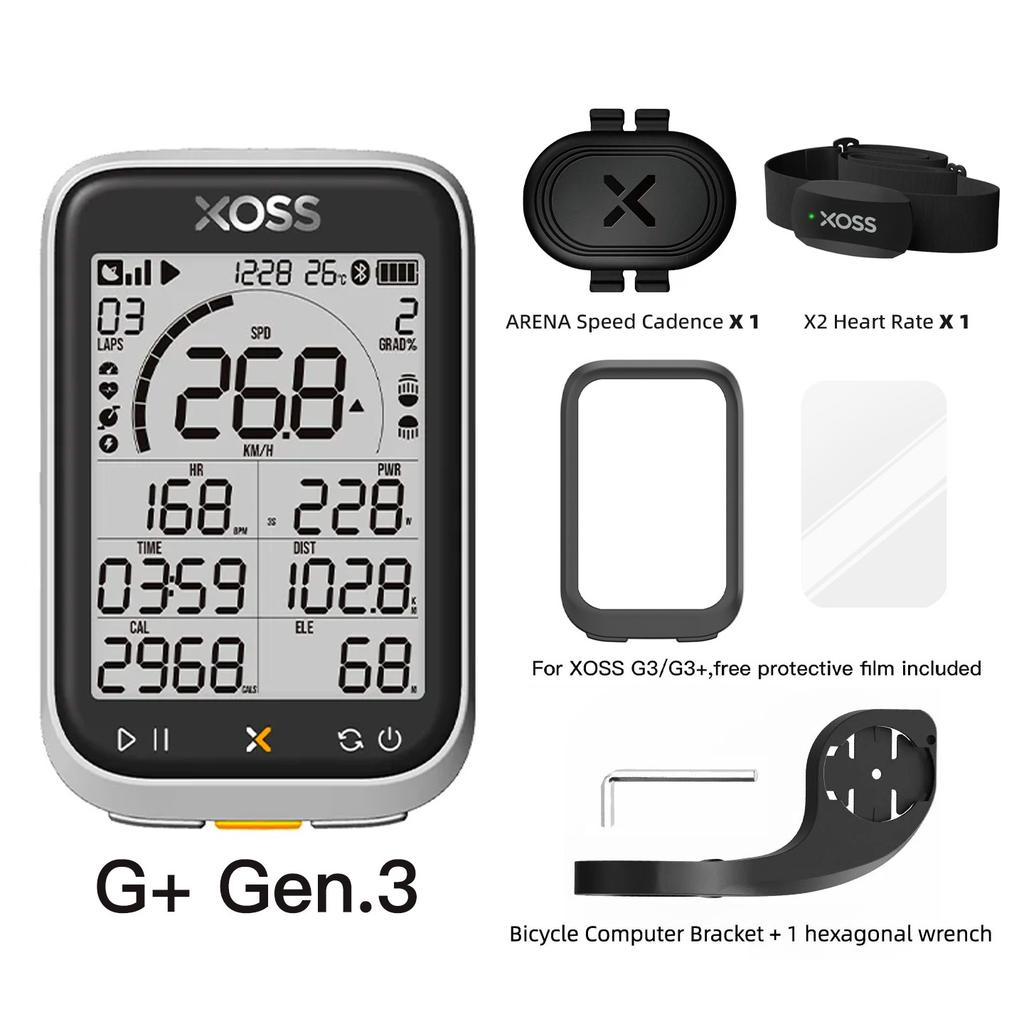 XOSS Nuevo G3 Gen3 GPS Ciclocomputador Velocímetro Rastreador Bluetooth Impermeable Bicicleta de Carretera Cadencia Velocidad Cuentakilómetros de Bicicleta