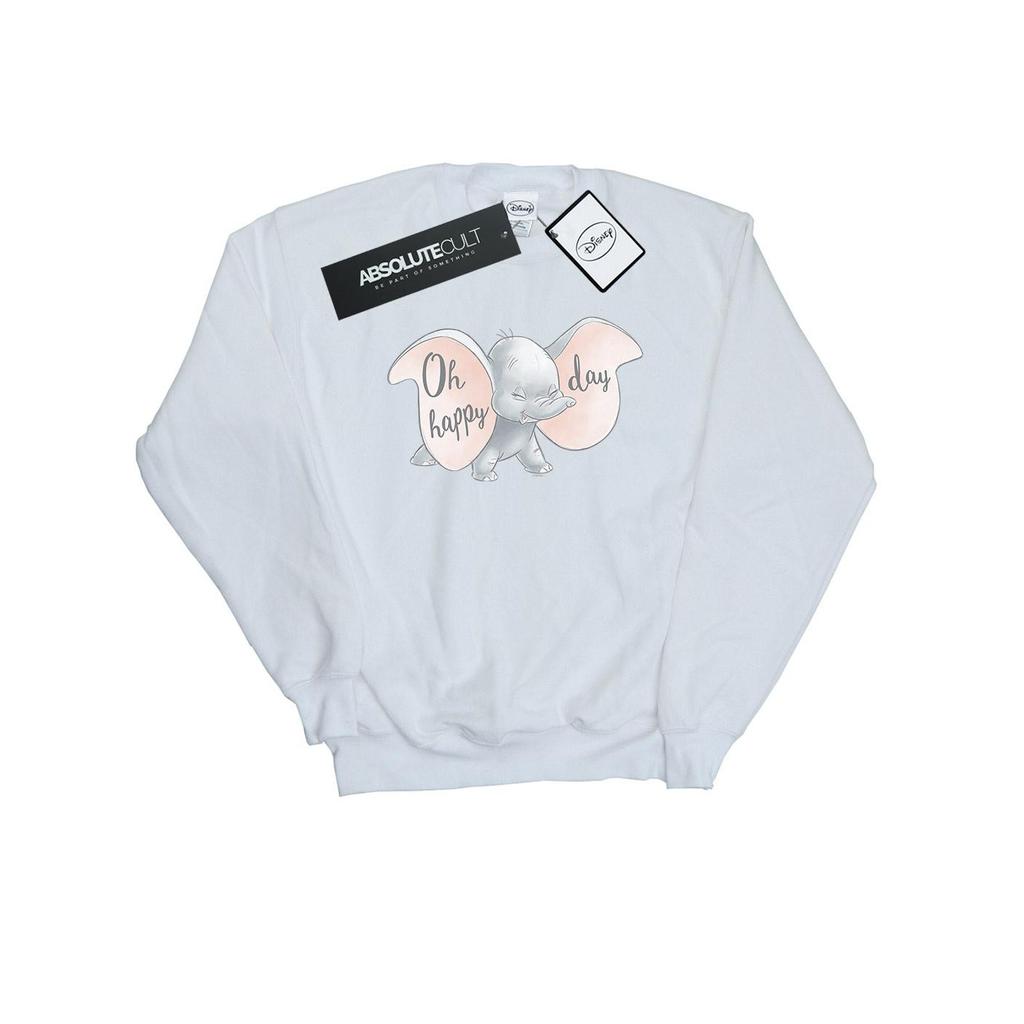 Disney Womens/Ladies Dumbo Happy Day Sweatshirt