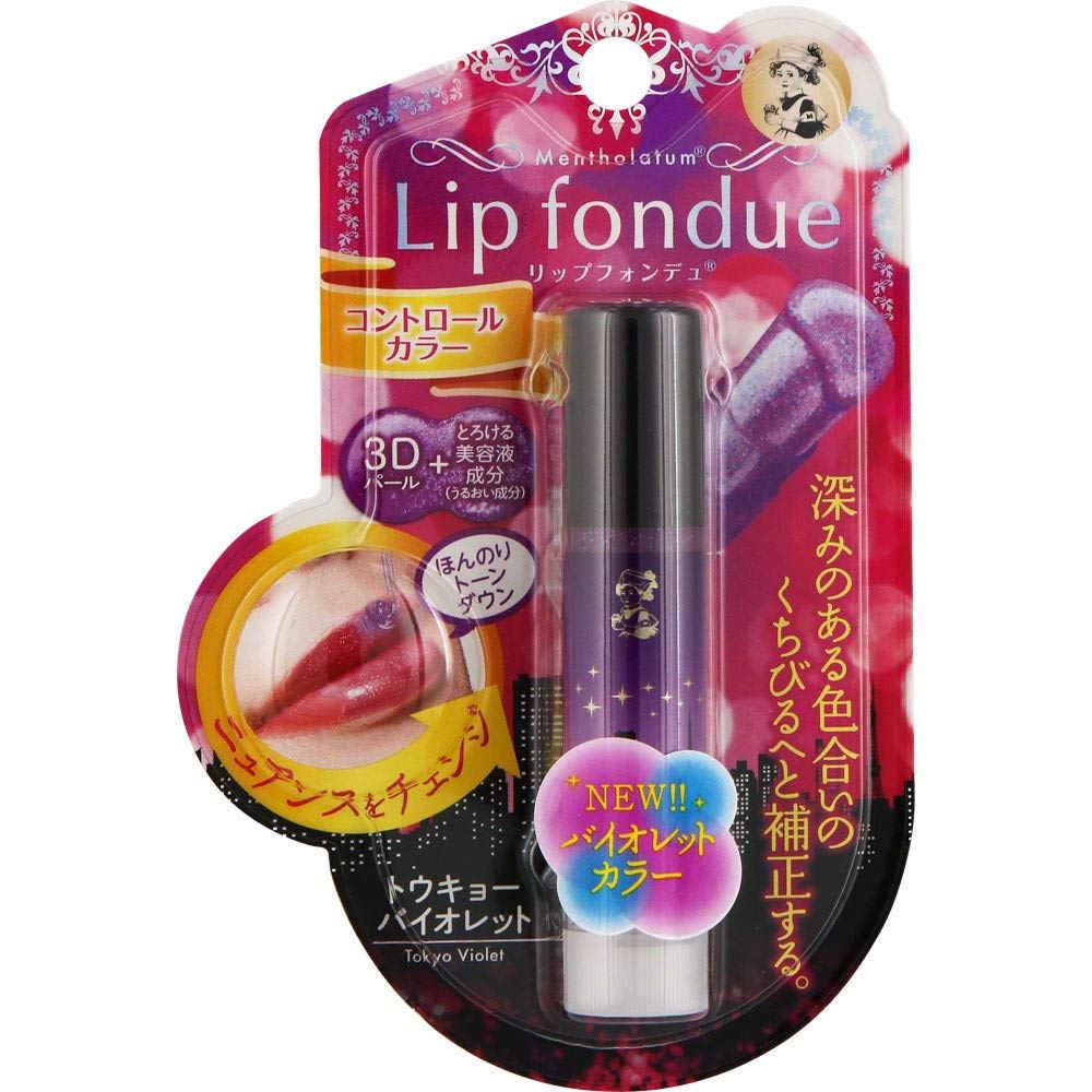 

Mentholatum Блеск для губ Lip Fondue Tokyo Violet x 3 4.2г