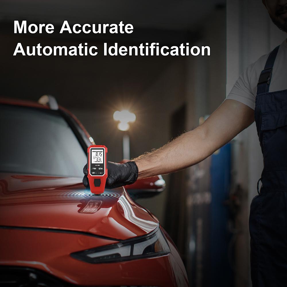 0-2000um Car Paint Thickness Tester Digital Display Thickness Gauge Coating Meter Manual Paint Tools for Automobile for Fe/nfe