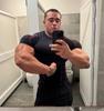 Men's Quick-Dry Printed T-Shirt for Muscle Building, Spring & Autumn Sports Training