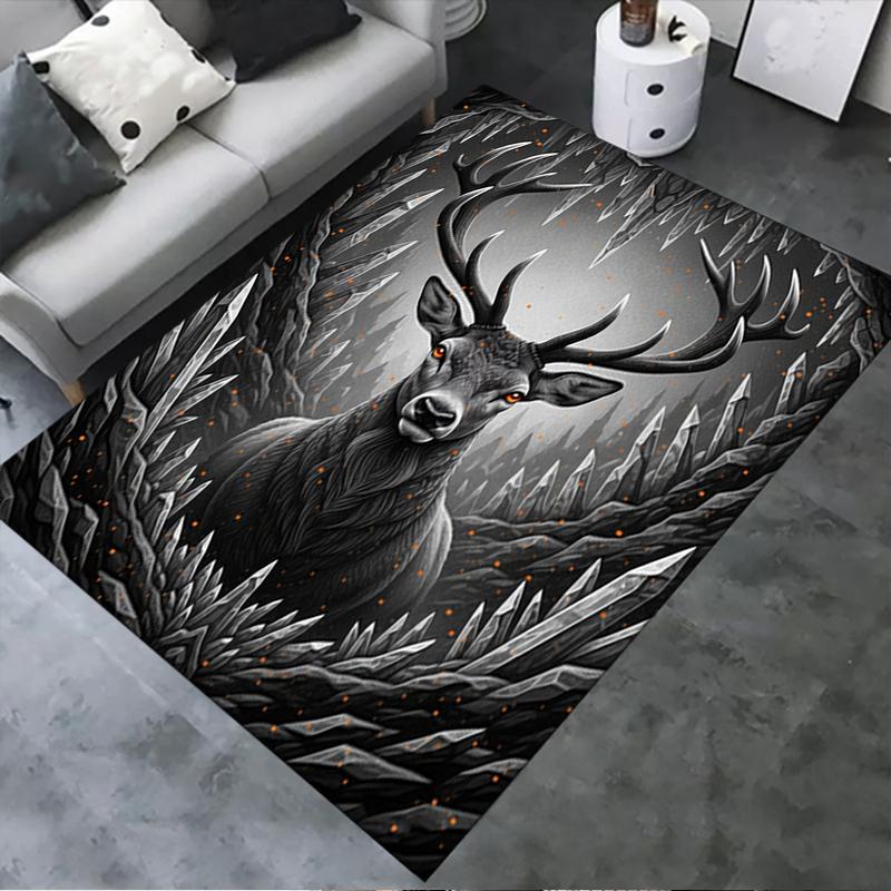 

2025 New Gothic Animals Carpet Rug for Living Room Bedroom Home Sofa Decoration,Kids play Non-slip Floor Mat49 40x60cm( 15x23in )