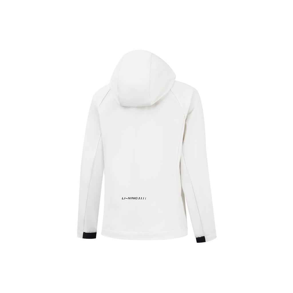 Li Ning Group Purchase Series Back Letter Zipper Hooded Versatile Sports Casual Windbreaker Women Outerwear AFDVF92-3