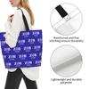 Custom Zeta Phi Beta 1920 Print Shoulder Bag Women Large Foldable Waterproof Travel Handbag Reusable Grocery Bags Shopping Bag