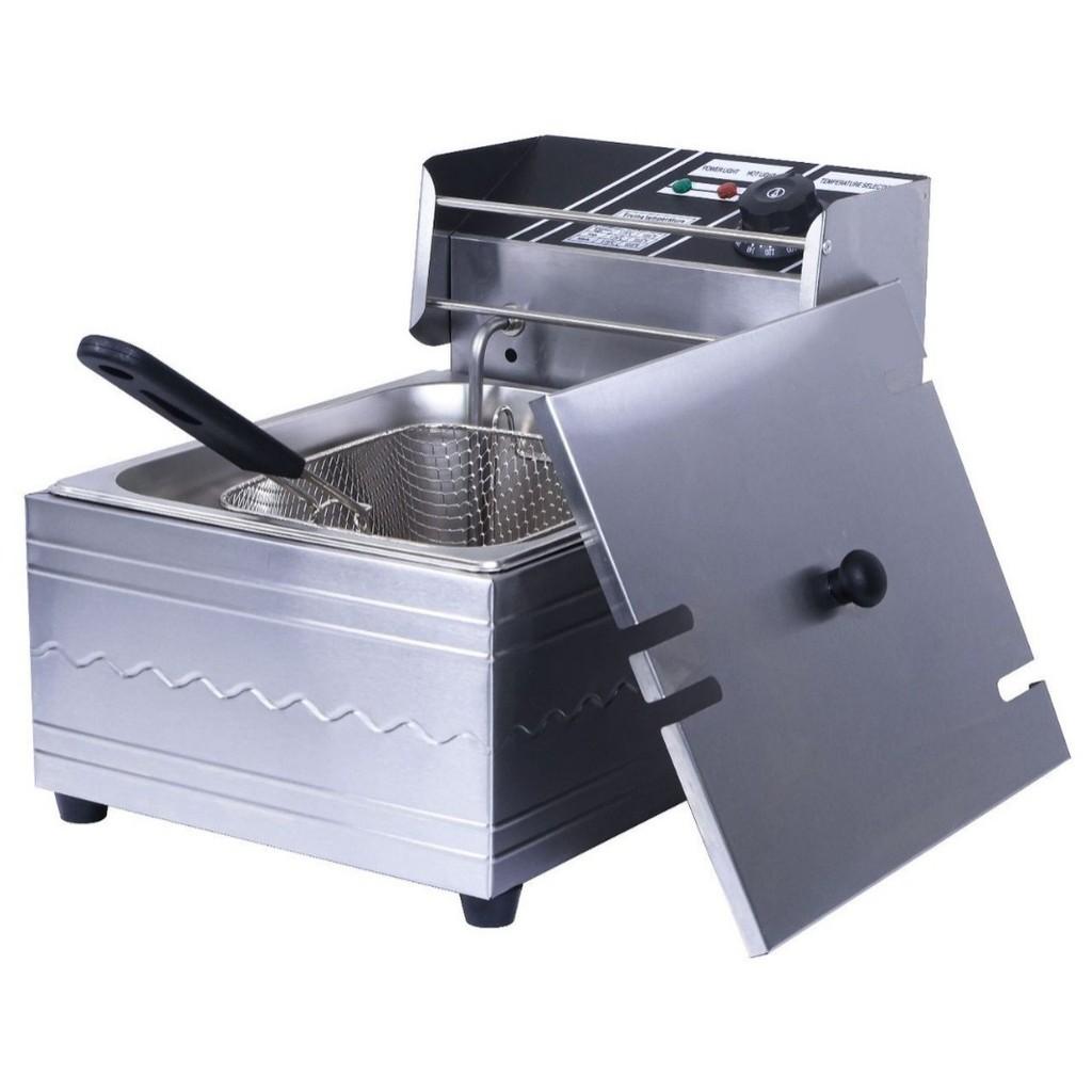 Large Capacity Commercial Electric Fryer Desktop Multifunctional Oil Fryer Intelligent Constant Temperature French Fries Machine