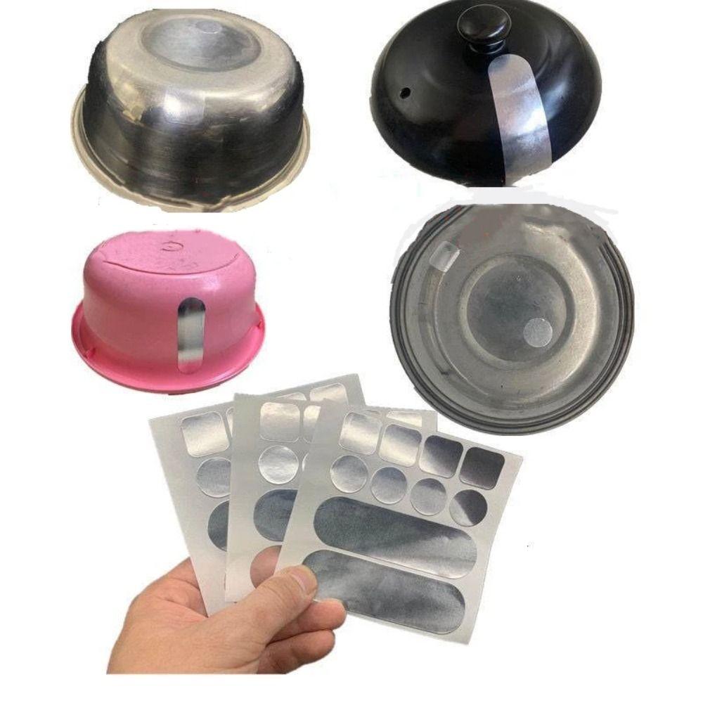 10Pcs Self Adhesive Pot Repair Stickers for Pots Pans Kettles Metal Pipes and Ceramic Containers