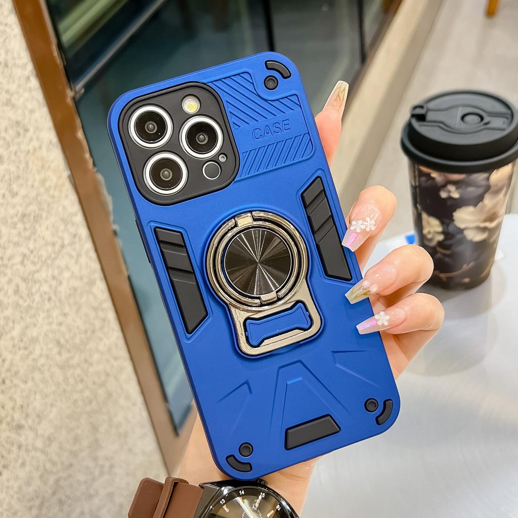 Suitable for IPhone16Pro Mobile Phone Case Magnetic Suction Apple 15/14 with Bracket Full-cover Anti-fall Protection Case
