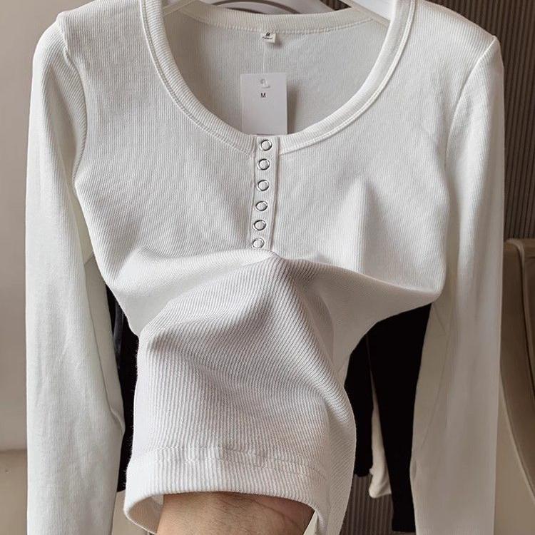 Spring New Long Sleeve T-Shirt Women Basic Tee Shirt Oversize T Shirt Women Casual O-neck Women Tshirt