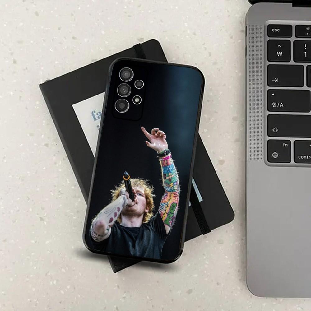 

E-Ed S-Sheeran Hot Singer Phone Case For Samsung S24,S21,S22,S23,S30,Ultra,S20,Plus,Fe,Lite,Note,10,9,5G Black Soft Cover Samsung S235G