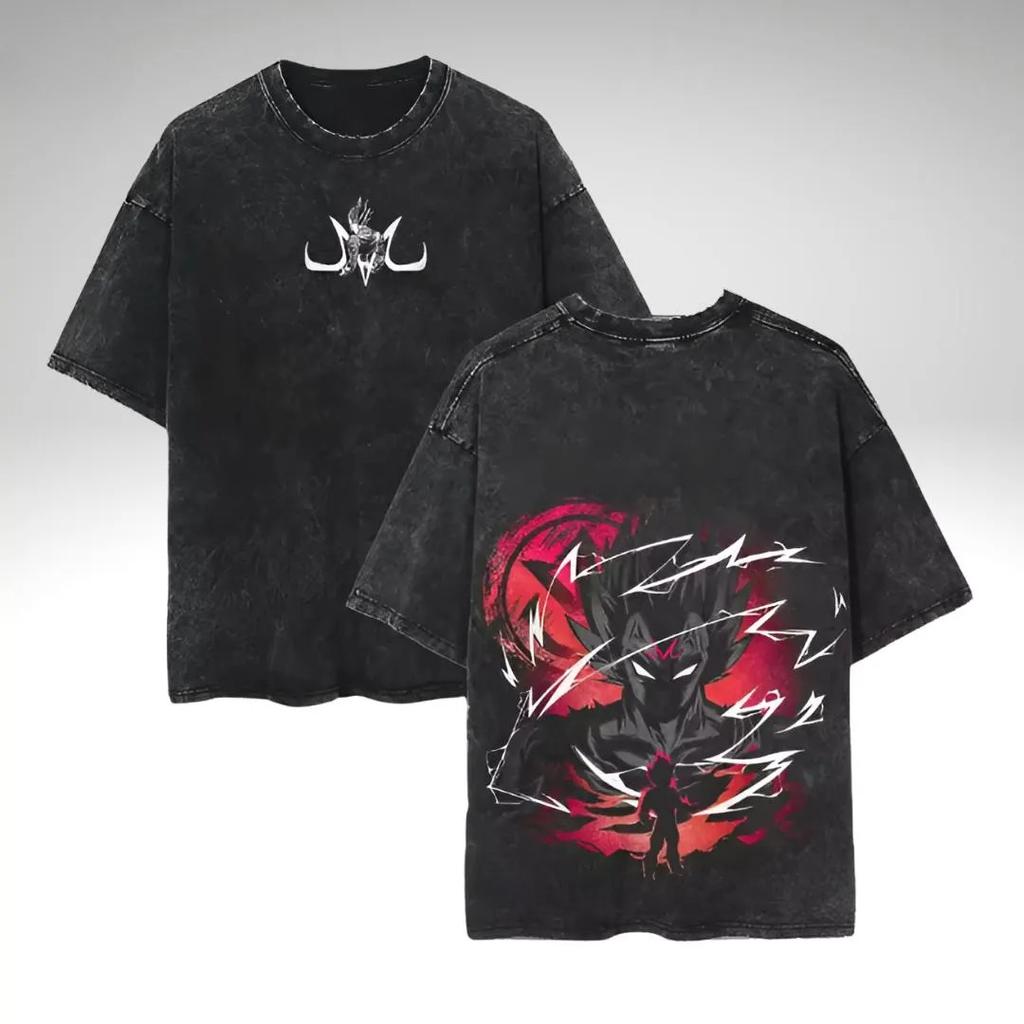 Anime Dragon Ball Graphic Washed T Shirt Spring Summer Vintage Men Women Cotton Casual Oversized Tee Top Streetwear Harajuku
