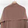 Muslim Abaya One-piece Prayer Dress Hooded Smocking Sleeve Islamic Clothing Women Jilbab Dubai Saudi Black Robe Turkish Modesty