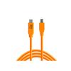 Tether tools câble usb-c vers micro usb b 2.0 5 pins tetherpro cuc2515 - orange 4.60m