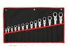 12PC Dual-Use Ratchet Wrench Set: Fixed & Open-End for Quick Automotive Repairs