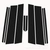 For Toyota RAV4/Venza Innova window modification with glossy black center pillar sticker accessories