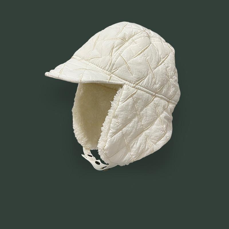 

Сплошная цветная шапка-авиатор, зимние шапки, теплая флисовая шапка с ушами, модная ромбовидная холодостойкая шапка-бомбер для женщин и мужчин