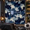 Wall Hanging Tapestry England Football Print Cloth for Living Room Bedroom Home Decor