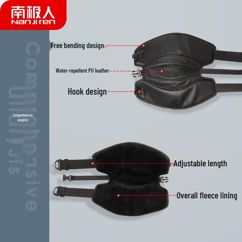 Nanjiren Winter Motorcycle and E-Bike Knee Pads
