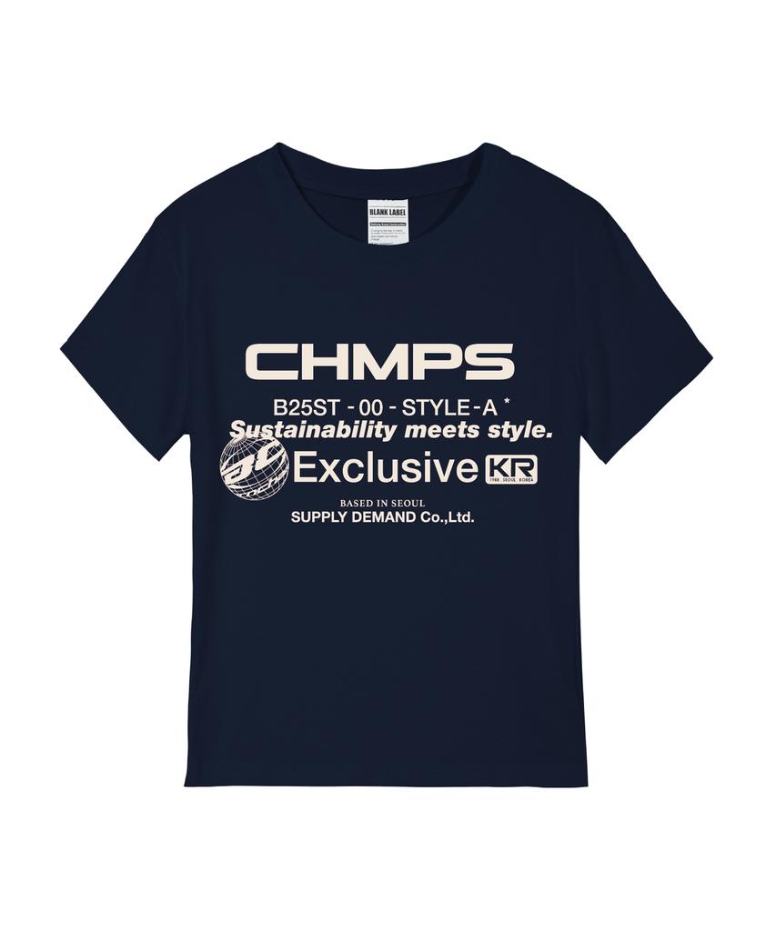 BORN CHAMPS [5 Colors] Chmps Exclusive Women'S Standard Short Sleeve T-Shirt