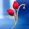 Senior Brooches Flower Leaf Brooch Pins for Women Suit Pendant  Fashion Brooches Jewelry