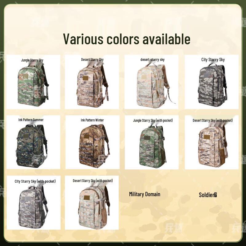 Tactical Camouflage Outdoor Backpack