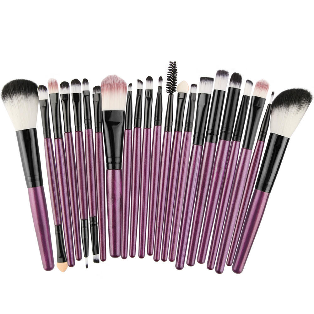 

Новий набір пензликів для косметичного макіяжу Blusher Eye Shadow Brushes, 22 шт фіолетовий