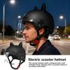 Elektroroller Helm für Erwachsene Schutzkleidung für die Fahrt Fahrradhelm mit Visier für Männer Frauen Fahren Radfahren Radfahren