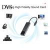 SPDIF Digital Audio Interface USB External Sound Card for Windows 8/7/XP Optical Input Multifunctional PC Adapter Computer Laptop Amplifier Recording