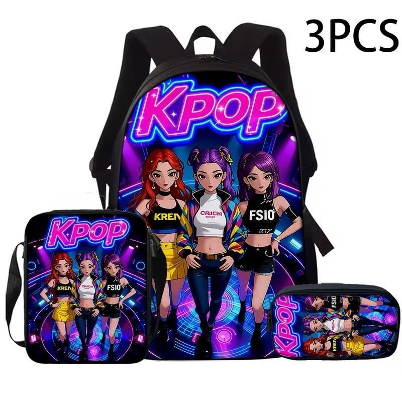 

Kpop witch hunter high definition printing large capacity high value anti-hunchback wear-resistant large capacity schoolbag primary school