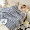 Bubble Fleece Coral Blanket for Office or Sofa