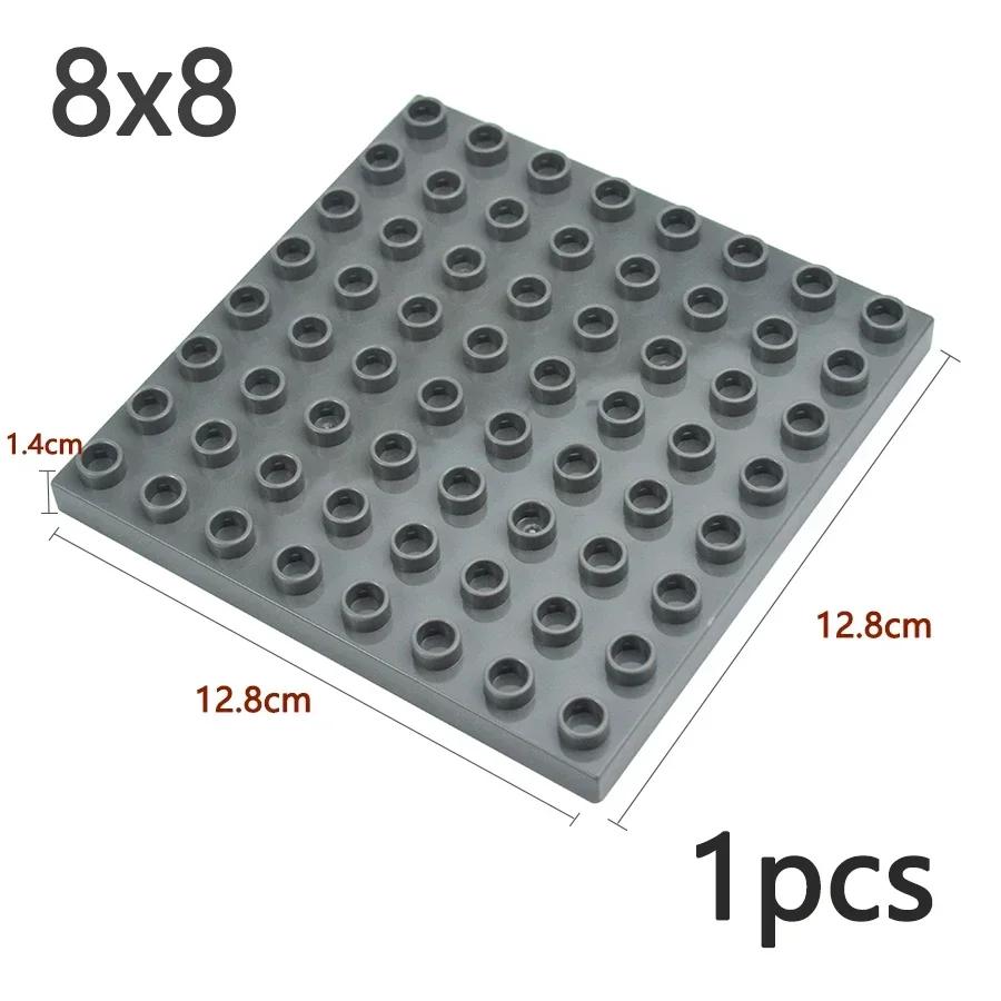 Double Sided Plate Creative Large Particle Double Floors Building Block BasePlate DIY Bricks Compatible Big Size Kid Toy Duploes