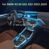 Für X3 X4 G01 G02 2022 2023 2024 TPU Auto-Navigationsbildschirmfolie Getriebeschutzaufkleber Kratzfest Innenzubehör