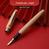 Retro Bamboo & Metal Pen: High-End Ballpoint, Fountain, Signature for Business or Graduation Gifts